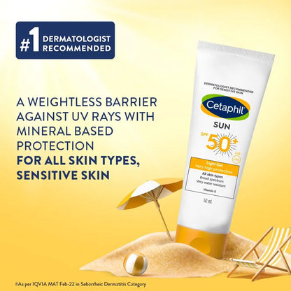 Cetaphil Sun SPF 50+ Light Gel (50ml)