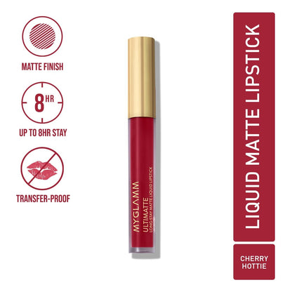 MyGlamm Ultimatte Long-Stay Matte Liquid Lipstick (1.3gm)