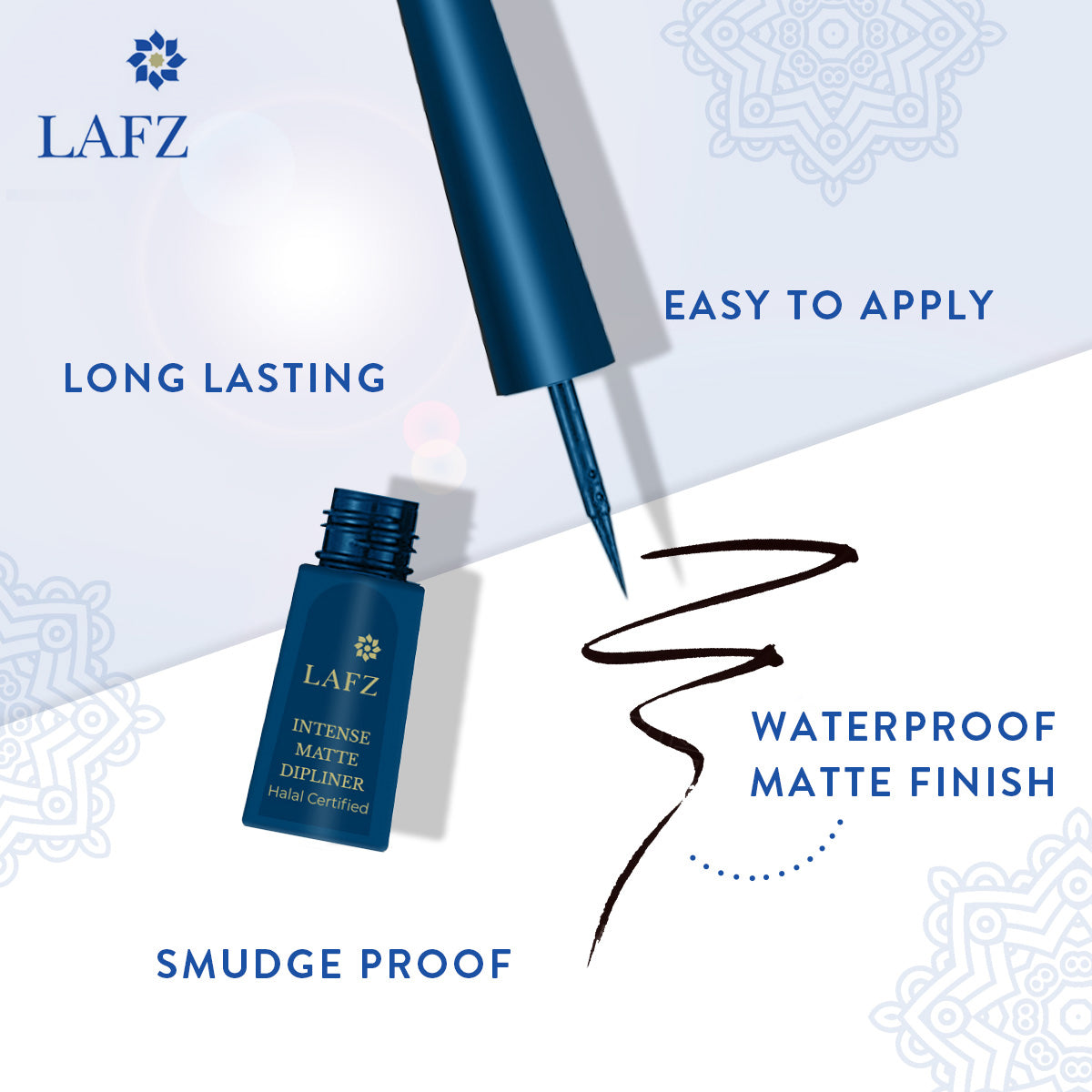 Lafz Intense Matte Dipliner (3.7ml) - Blue