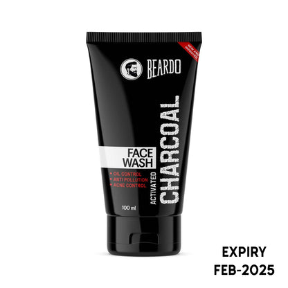 Beardo Activated Charcoal Face Wash (100ml)