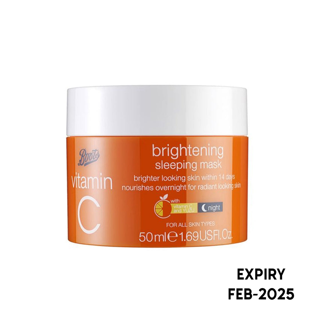 Boots Vitamin C Brightening Sleeping Mask Night (50ml)