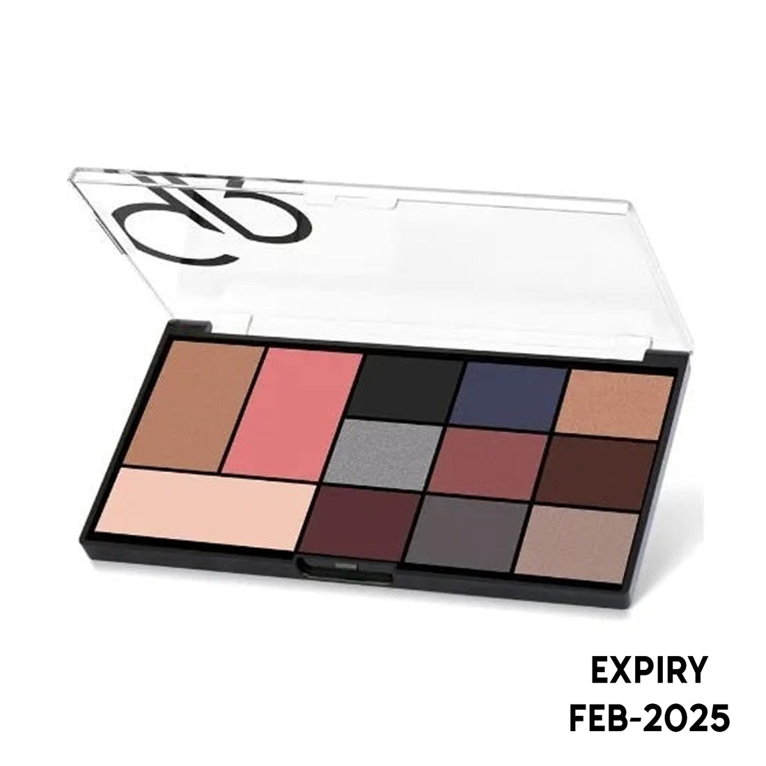 Golden Rose City Style Face and Eye Palette - 02 Smokey