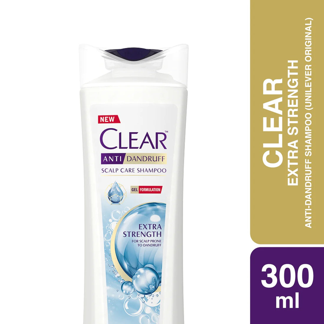 Clear Extra Strength Anti-Dandruff Shampoo 300ml (Unilever Original)