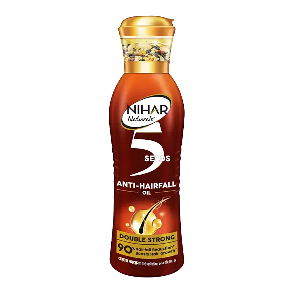 Nihar 5 Seeds Anti-Hairfall Double Strong Oil (100ml)