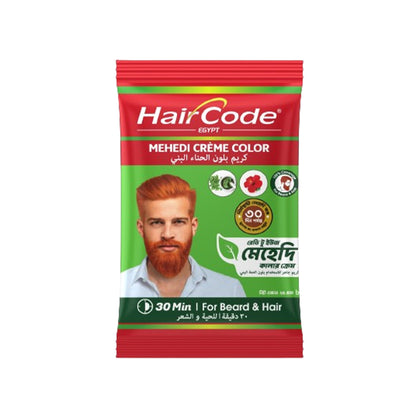 HairCode Egypt Mehedi Crème color (Hair + Beard) 25gm