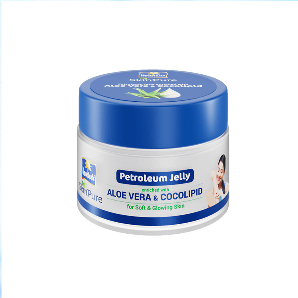 Parachute SkinPure Petroleum Jelly Enriched with Aloe Vera &amp; Cocolipid, For Soft, Glowing Skin, Dry Skin &amp; Lip Repair, Paraben, Sulphate Free