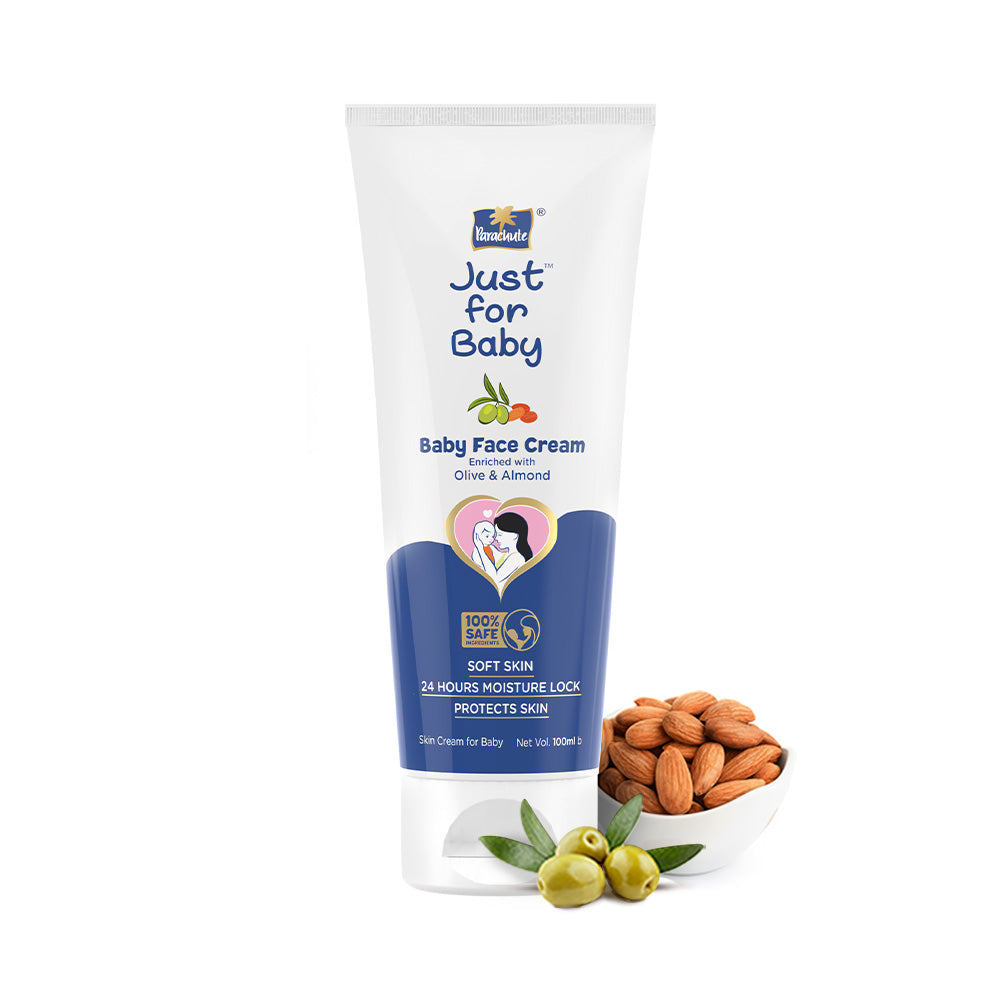 Parachute Just for Baby - Face Cream 100g Pack of 2 Combo (100ml x 2)