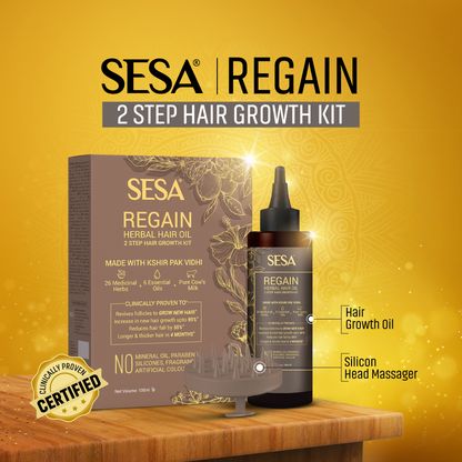 SESA Ayurvedic Regain 2 Step Hair Growth Kit (100ml)