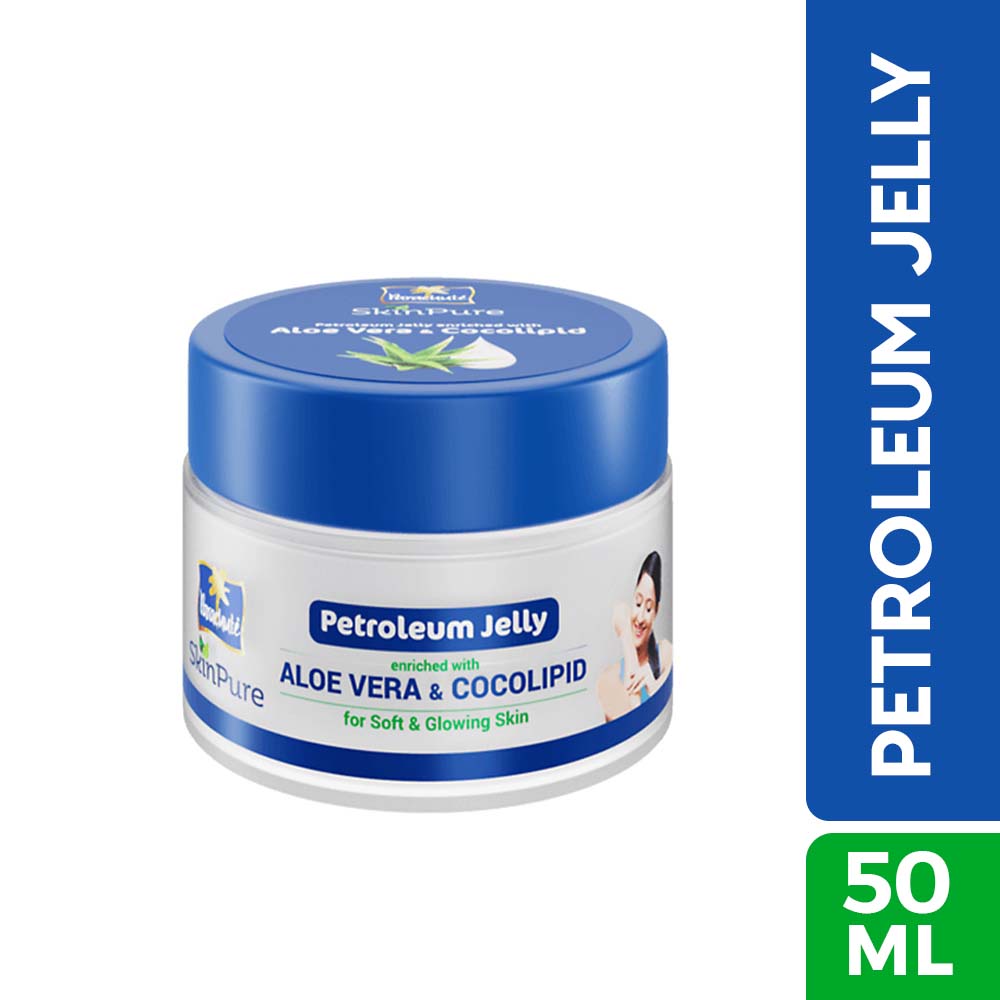 Parachute SkinPure Petroleum Jelly Enriched with Aloe Vera &amp; Cocolipid, For Soft, Glowing Skin, Dry Skin &amp; Lip Repair, Paraben, Sulphate Free