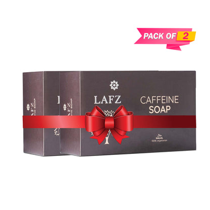 Lafz Caffeine Soap (100gm) - Pack of 02 (India)