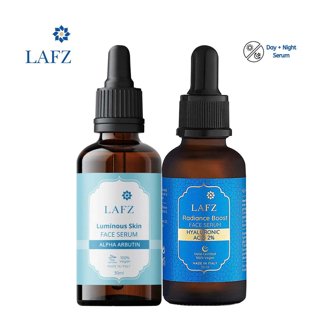 Lafz EvenTone Elixir (Day+Night) Serum Combo