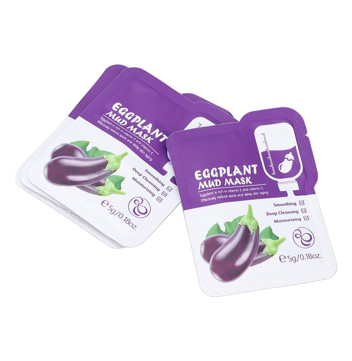 Laikou Eggplant Mud Mask (12 Pcs)