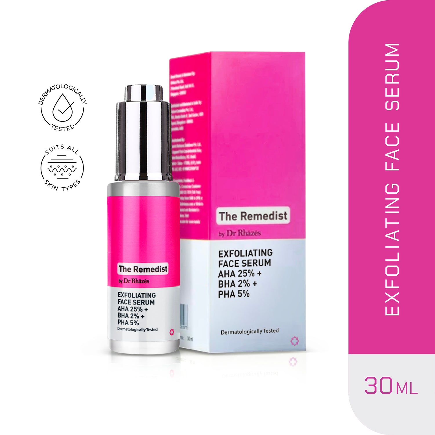 The Remedist by Dr Rhazes Exfoliating Face Serum (30ml)