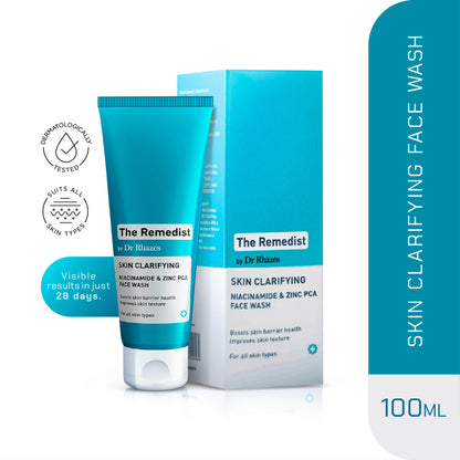 The Remedist by Dr Rhazes Skin Clarifying Niacinamide &amp; Zinc PCA Facewash (100ml)