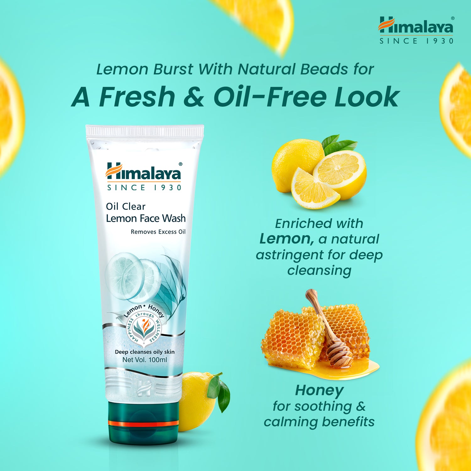 Himalaya Oil Clear Lemon Face Wash (100ml)