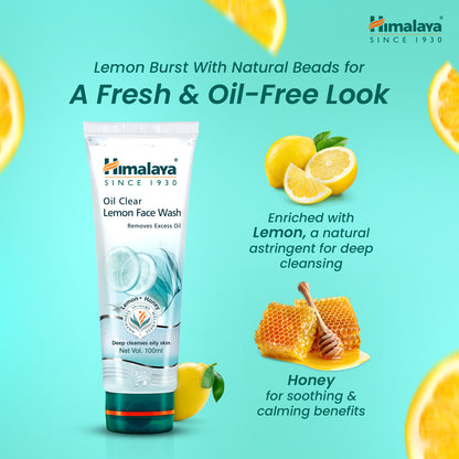 Himalaya Oil Clear Lemon Face Wash (100ml)