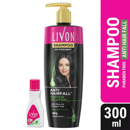 Livon Anti Hairfall Protein Shampoo 300ml &amp; Livon Hair Serum 18ml