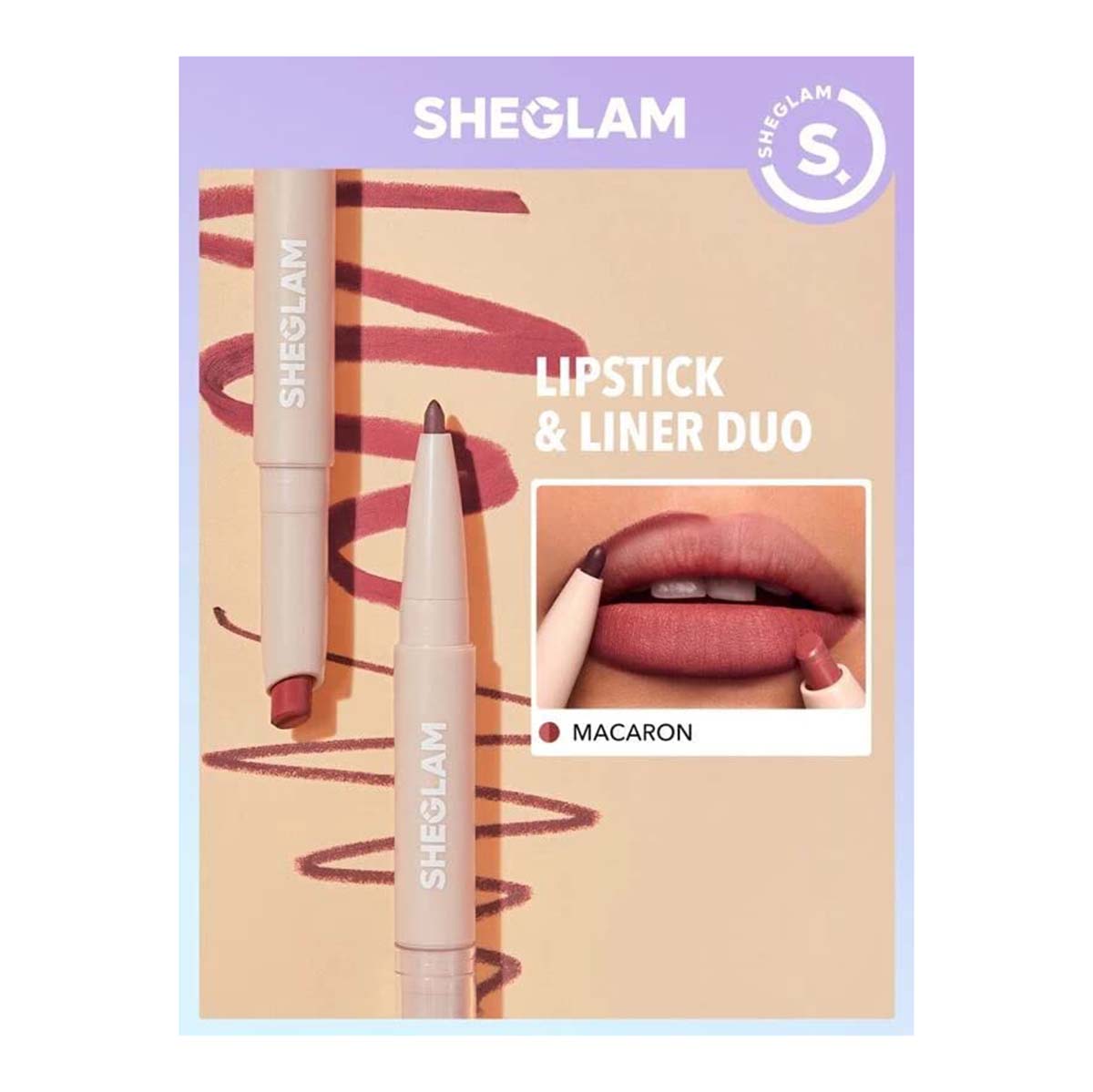 SHEGLAM Glam 101 Lipstick and Liner Duo