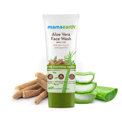 Mamaearth Aloe Vera Face Wash (100ml)