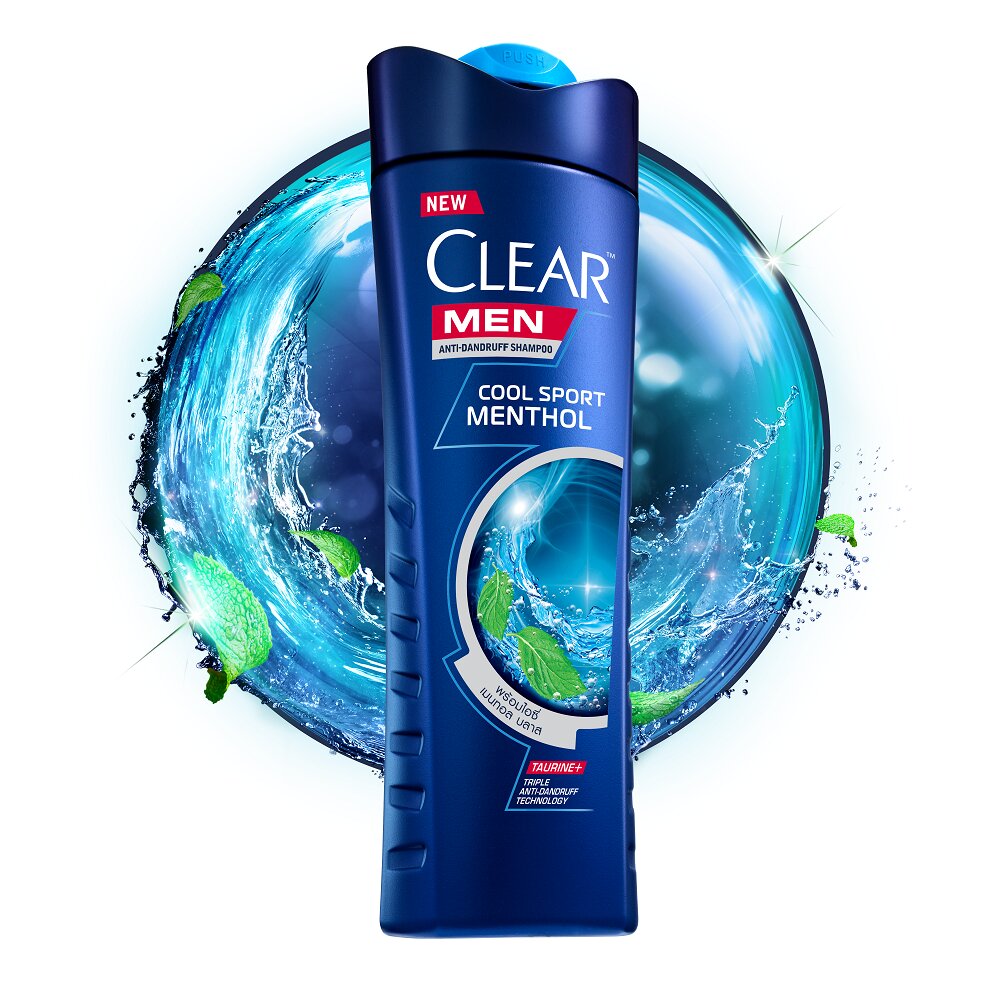 Clear Men Cool Sport Menthol Anti-Dandruff Shampoo 310ml (Unilever Original)