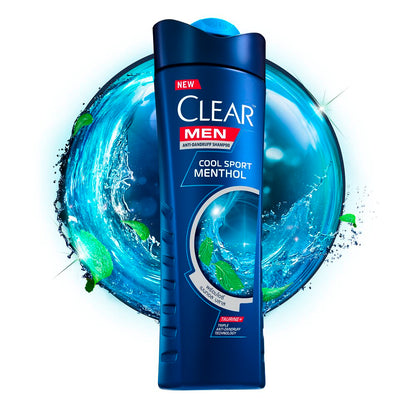 Clear Men Cool Sport Menthol Anti-Dandruff Shampoo 310ml (Unilever Original)