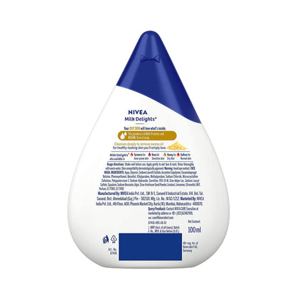 Nivea Milk Delights Face Wash Besan (100ml)