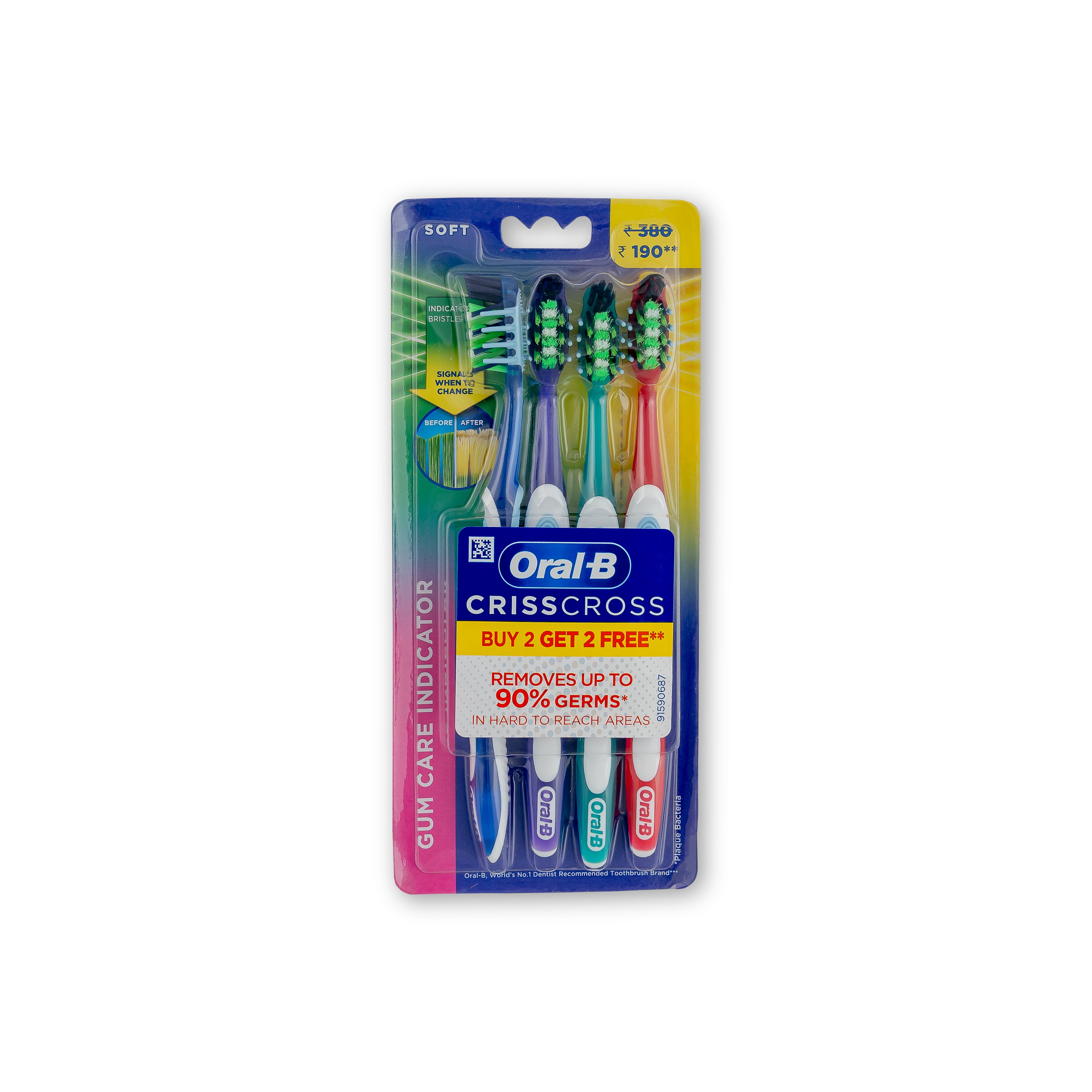 Oral-B Pro Health Gum Care Soft Toothbrush (Buy 2 Get 2 Free)