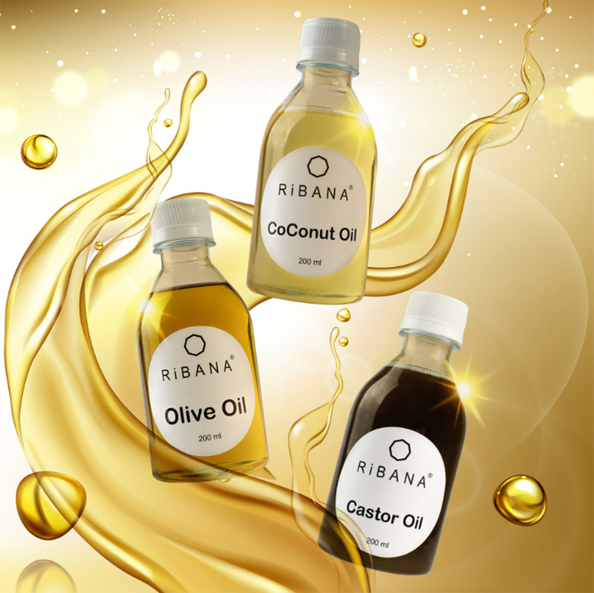 RiBANA Organic Hair Growth Combo Pack