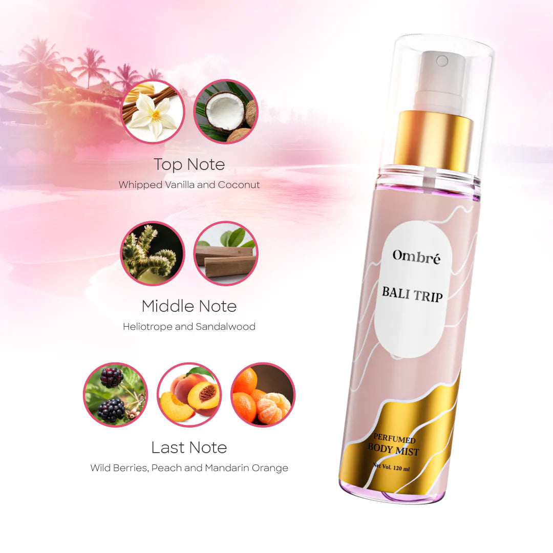 Ombre Perfumed Body Mist Bali Trip (120ml)