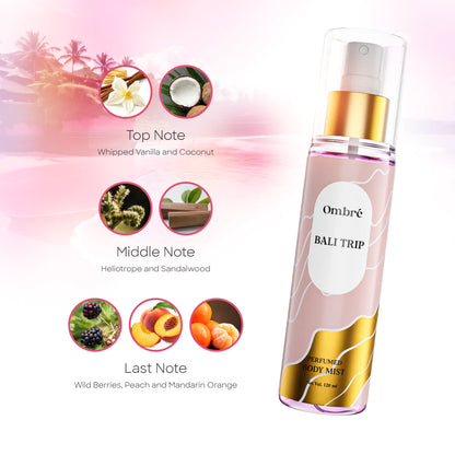 Ombre Perfumed Body Mist Bali Trip (120ml)