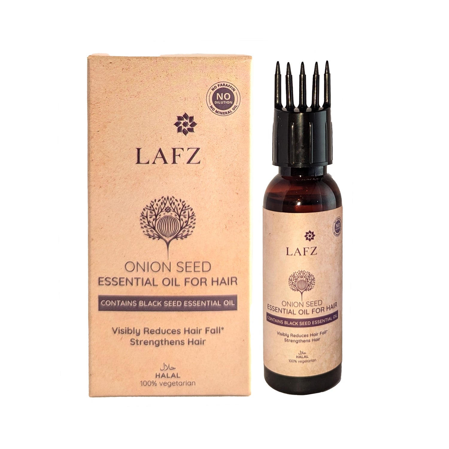 Lafz Essential Onion And Black Seed Hair Oil