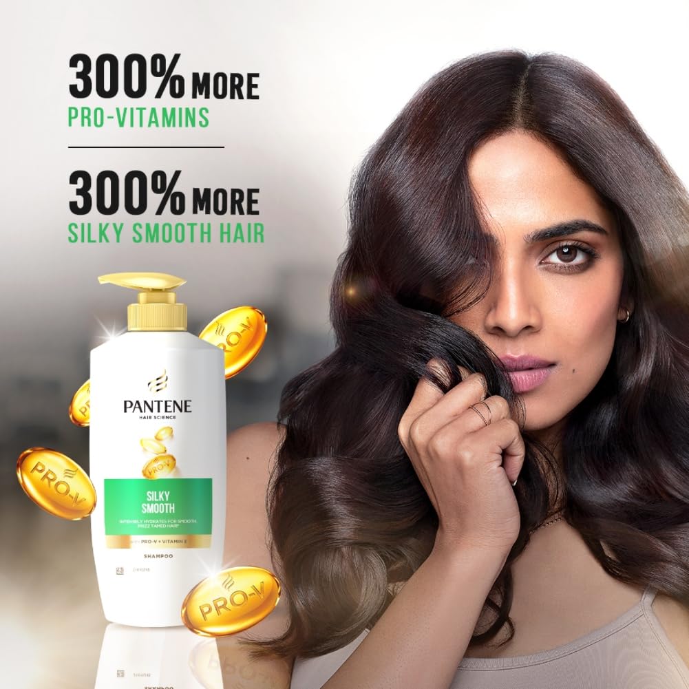 Pantene Advanced Hairfall Solution Anti-Hairfall Silky Smooth Shampoo for Women