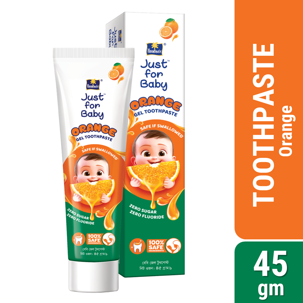 Parachute Just for Baby - Baby Gel Toothpaste 45gm (Orange)