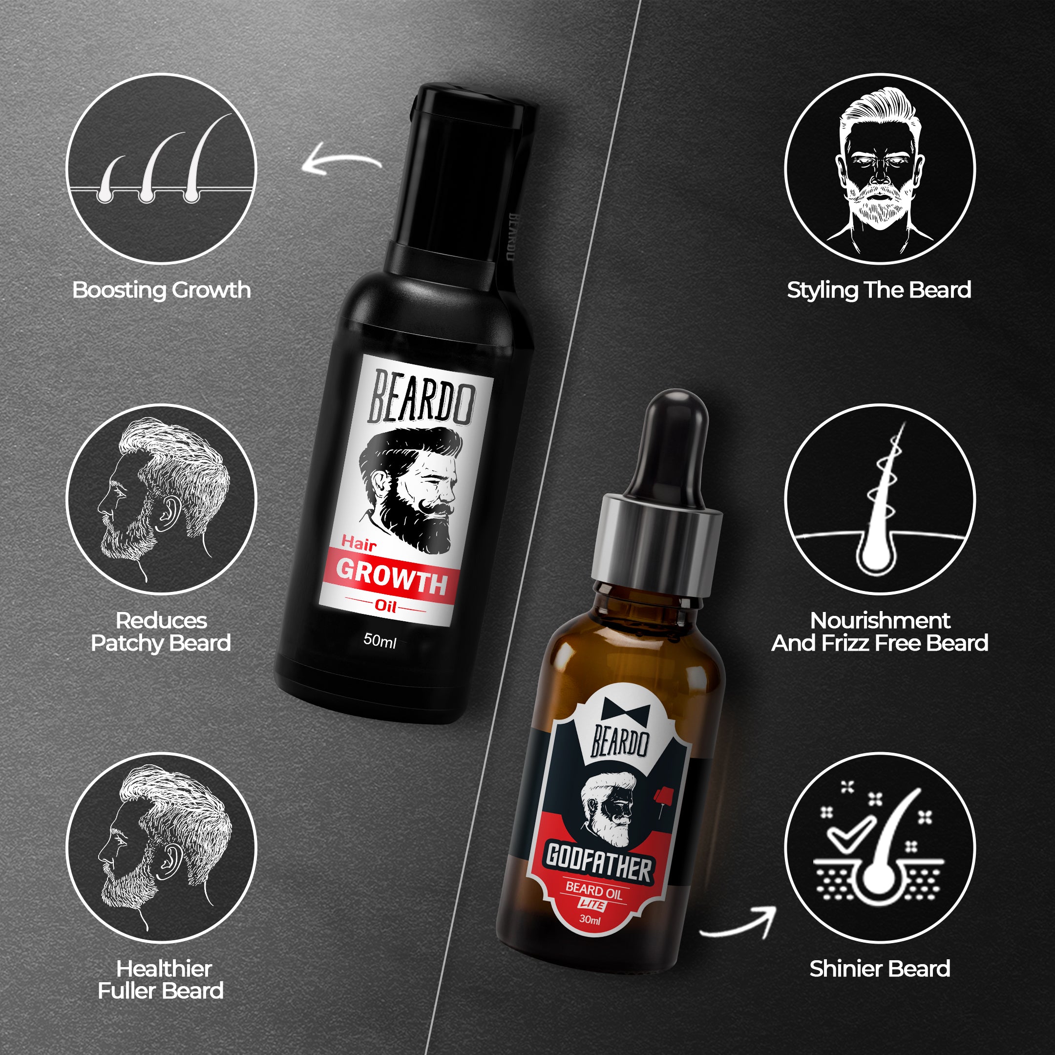 Beardo Beard and Hair Growth Oil For Men (50ml)