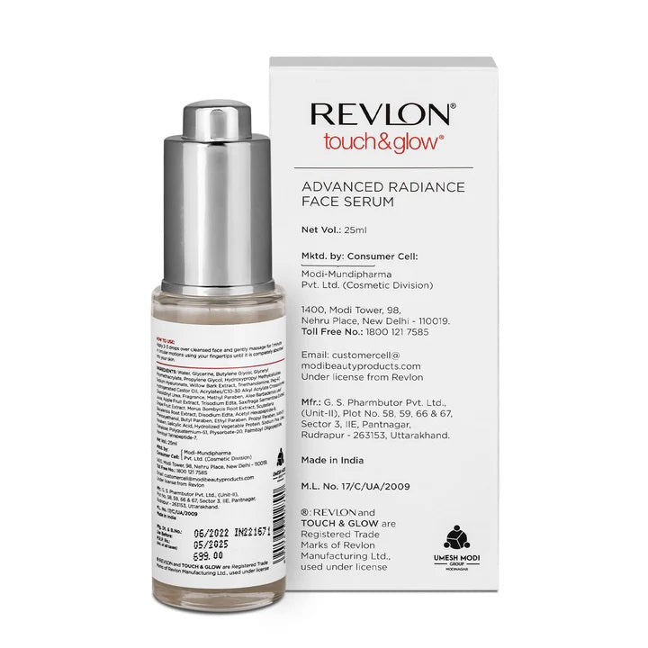 Revlon Touch and Glow Advanced Radiance Face Serum (25ml)