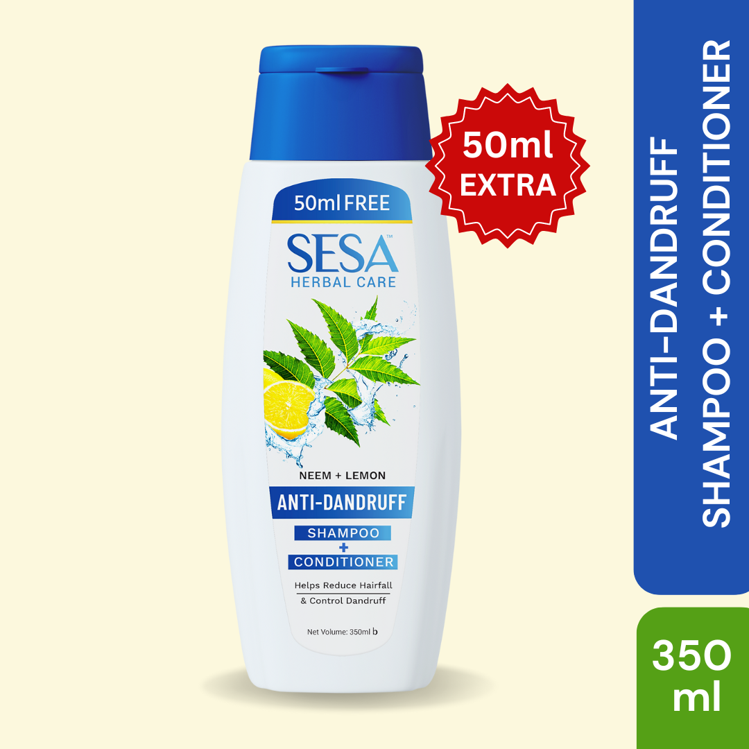 SESA Anti-Dandruff Shampoo + Conditioner (300ml) + 50ml Extra