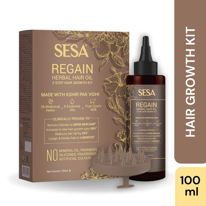 SESA Ayurvedic Regain 2 Step Hair Growth Kit (100ml)