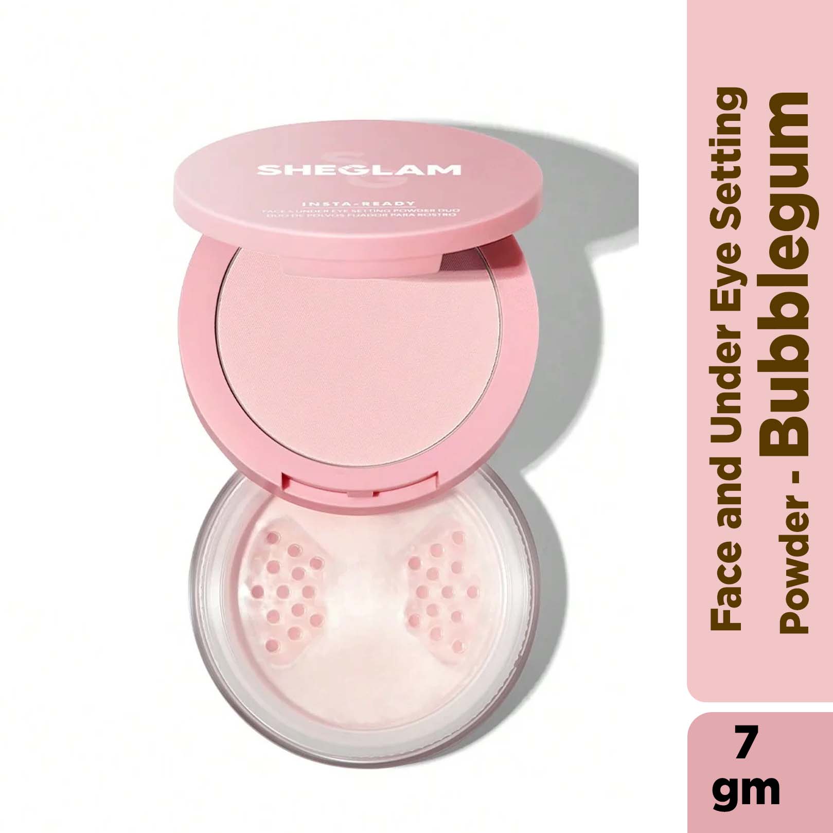 SHEGLAM Insta-Ready Face and Under Eye Setting Powder Duo (7gm)