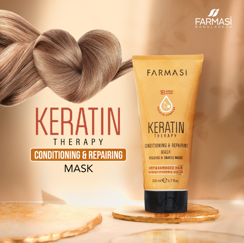 Farmasi Professional Keratin Therapy Repairing Hair Mask (200ml)