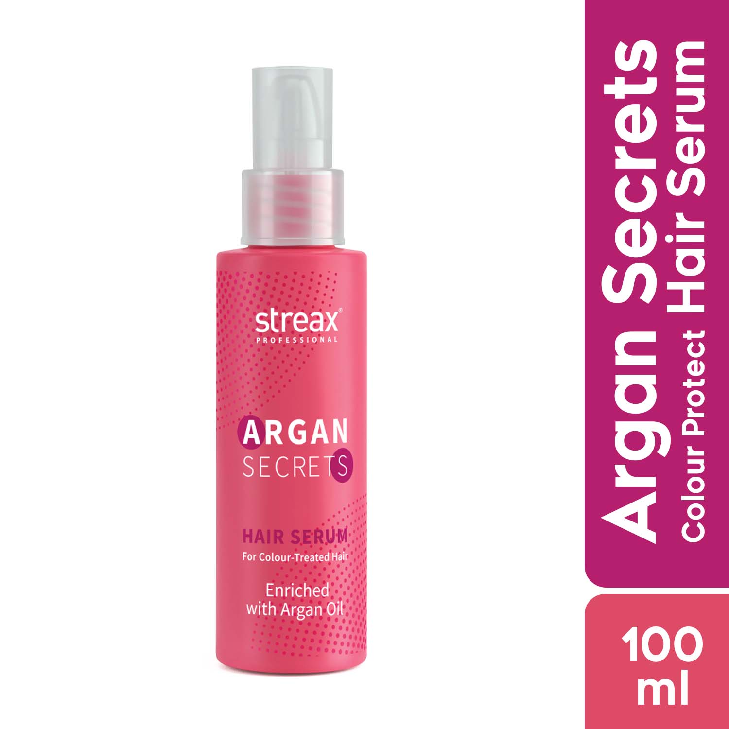 Streax Professional Argan Secrets Colour Protect Hair Serum (100ml)