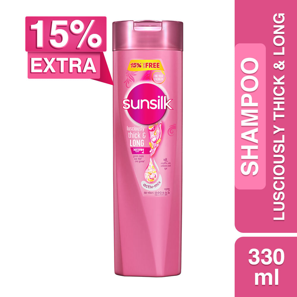 Sunsilk Lusciously Thick and Long Shampoo (340ml)