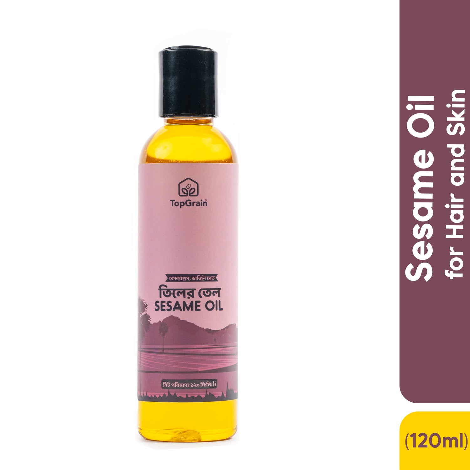 TopGrain Sesame Oil for Hair and Skin (120ml)