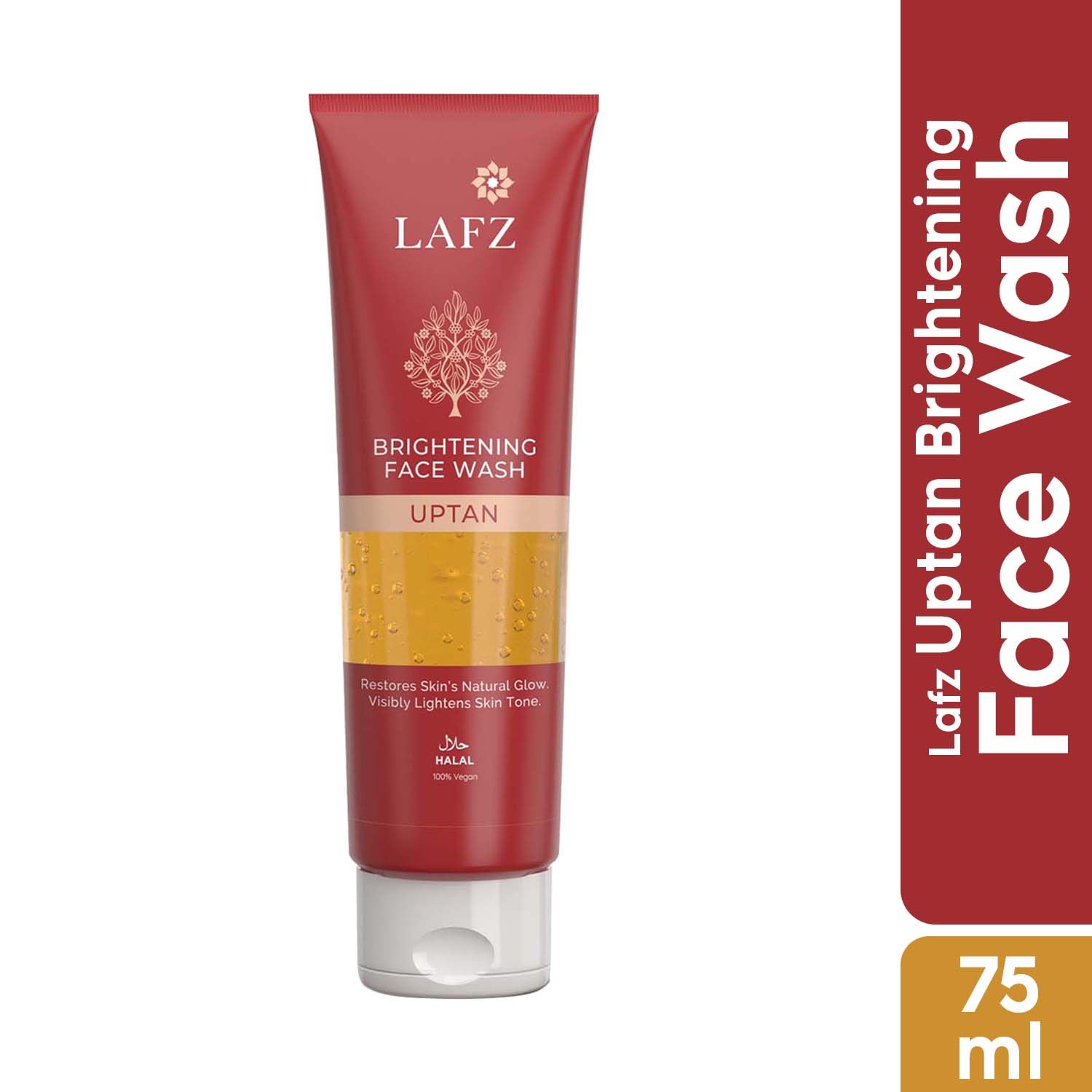 Lafz Uptan Brightening Face Wash (75ml) - Tube (India)