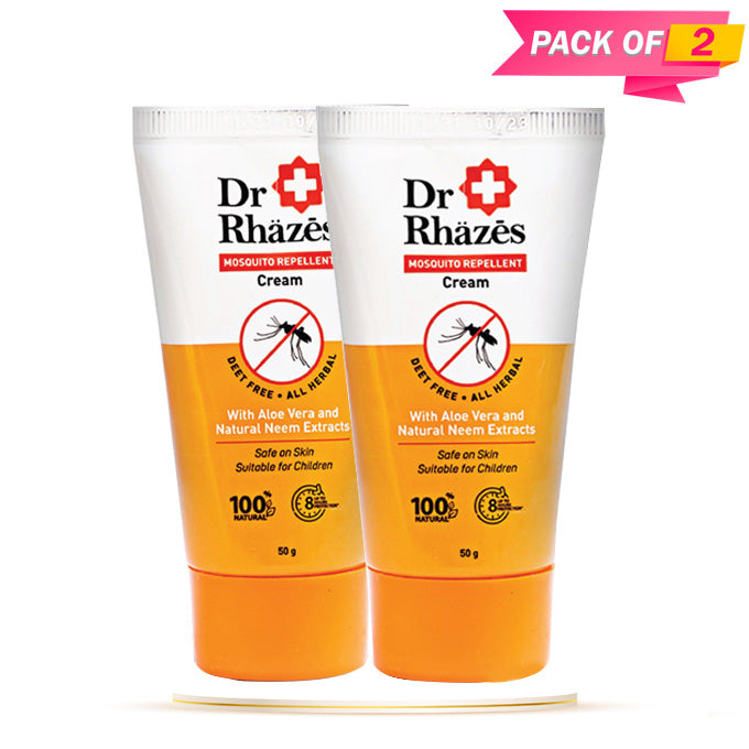 Dr Rhazes Mosquito Repellent Cream (50gm) - Pack of 2