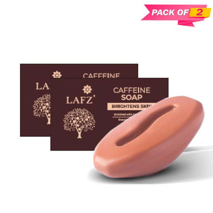 Lafz Caffeine Soap (100gm) BD - Pack of 02