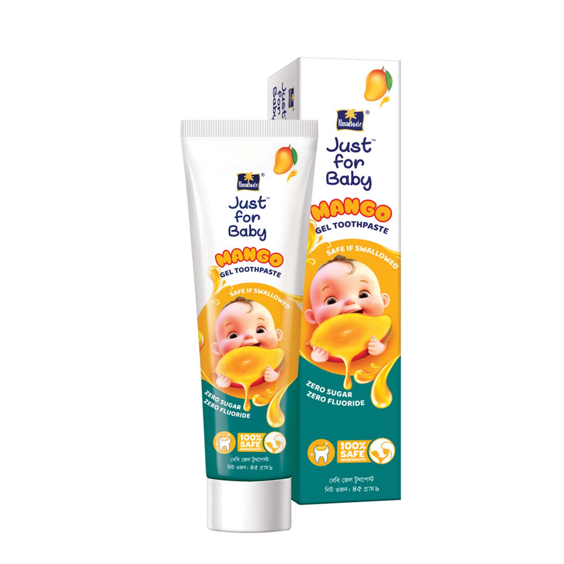 Parachute Just for Baby - Baby Gel Toothpaste 45gm (Mango)