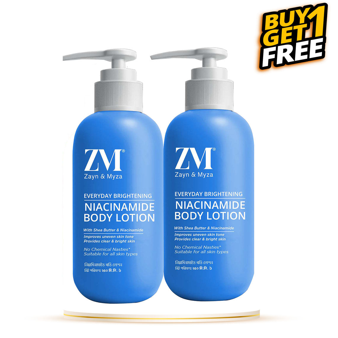 Zayn &amp; Myza Body Lotion Niacinamide (250ml) - B1G1