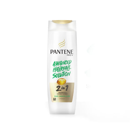 Pantene Advanced Hairfall Solution 2in1 Anti-Hairfall Silky Smooth Shampoo and Conditioner for Women