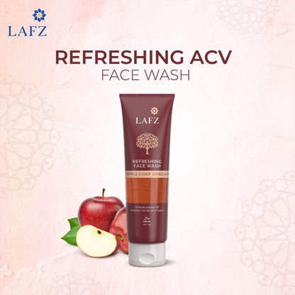 Lafz Apple Cider Vinegar Face Wash (75ml) - Tube (Pack of 02)