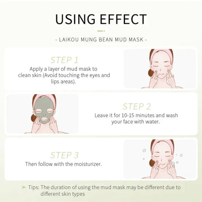 Laikou Mung Bean Mud Mask (5gm)